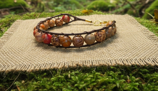 Men's Red Jasper Bracelet