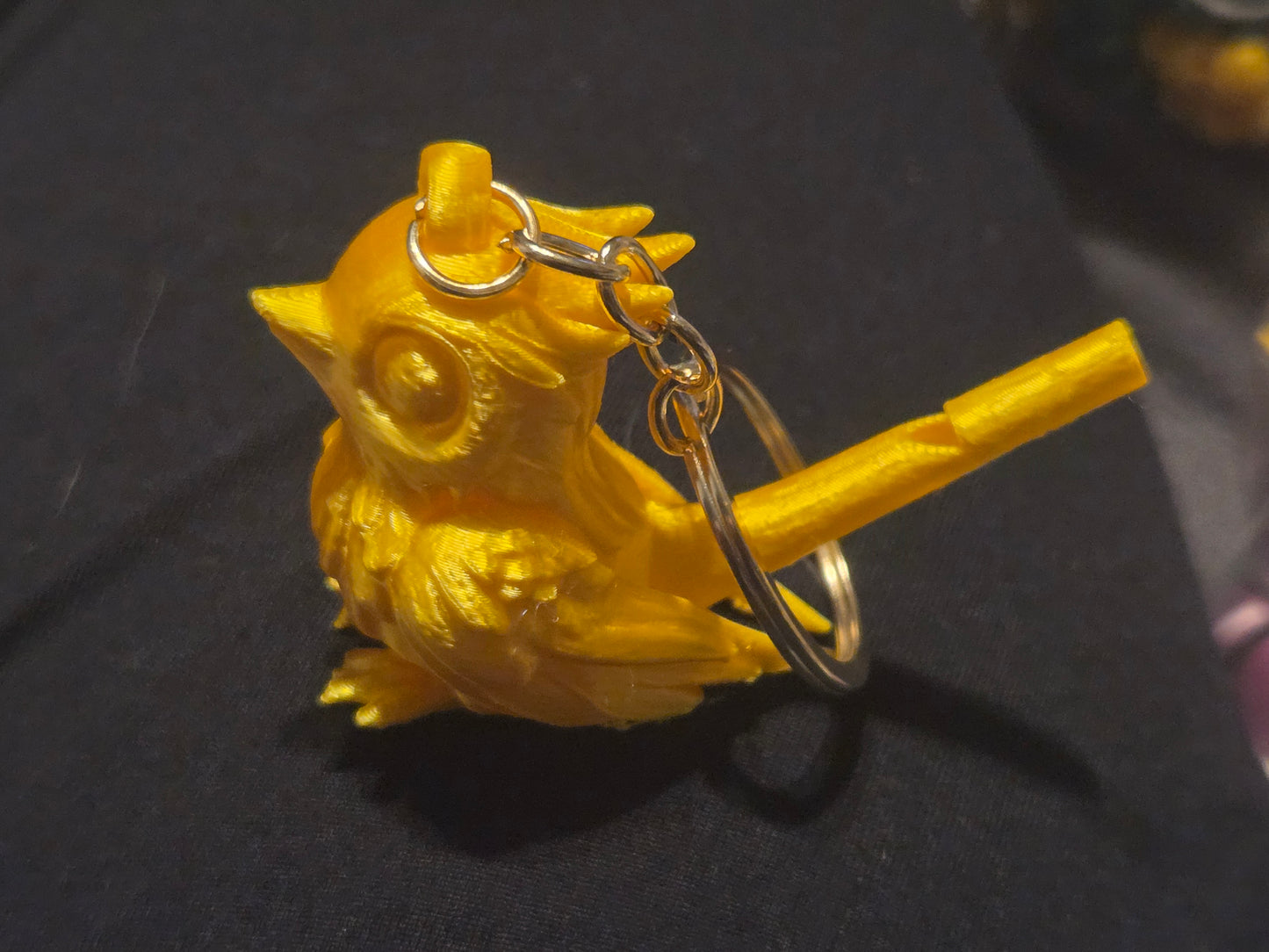 Bird whistle keychain
