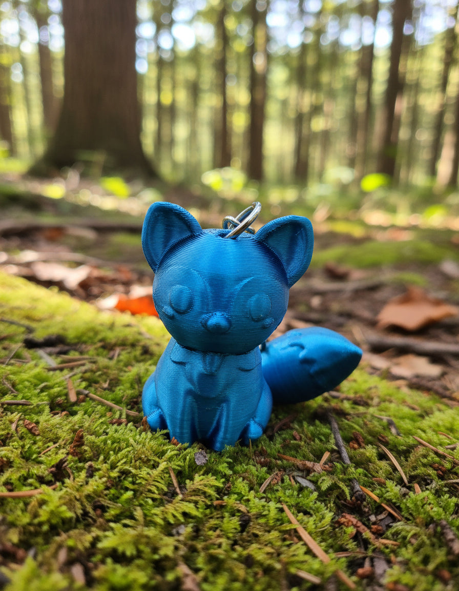 3D cat keychain