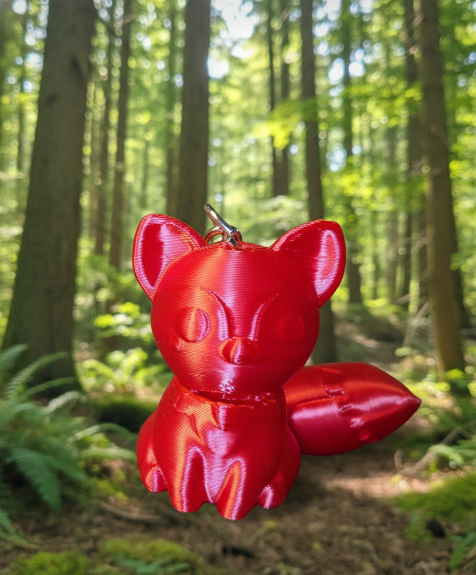 3D cat keychain