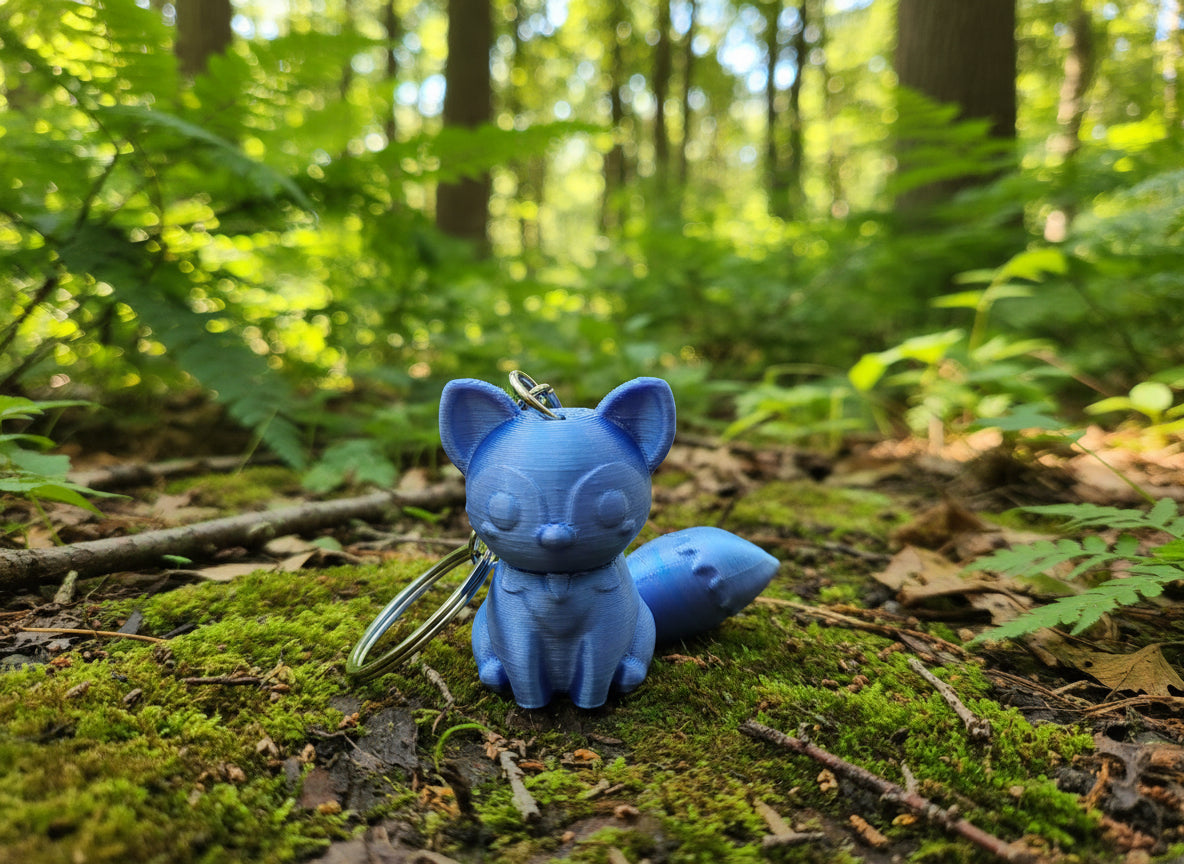 3D cat keychain