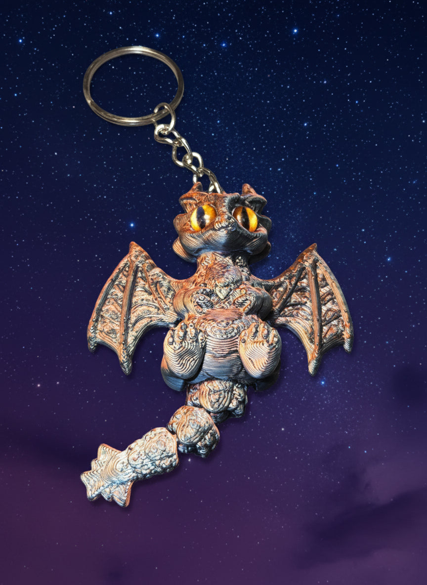3D printed Dragon Keychain