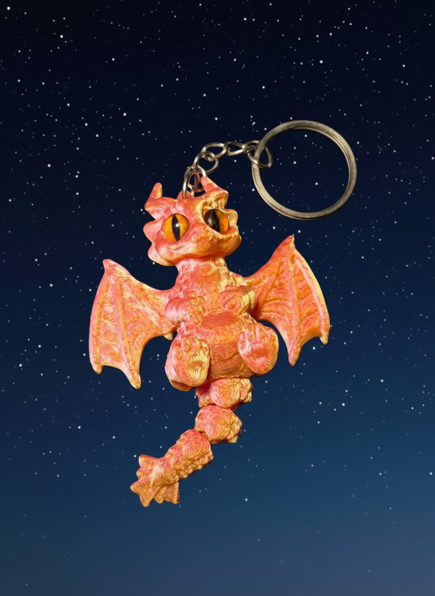 3D printed Dragon Keychain