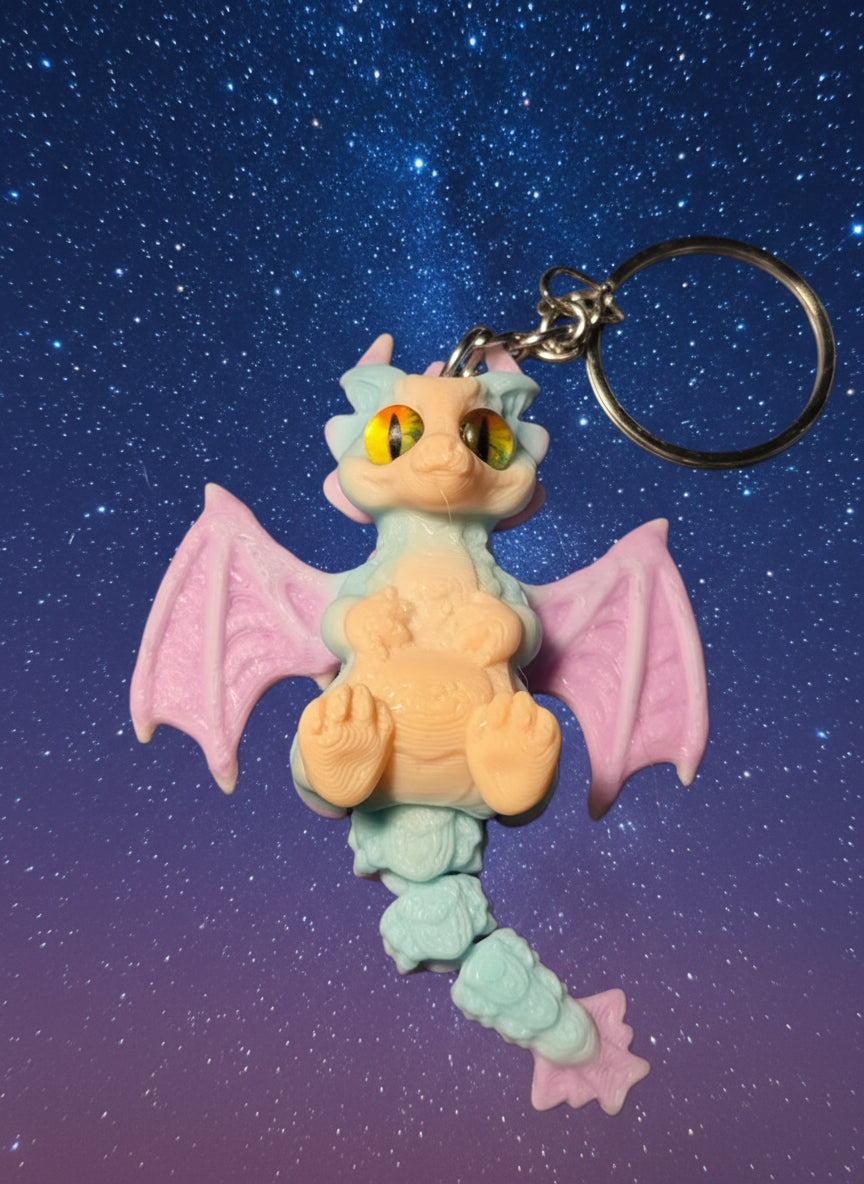 3D printed Dragon Keychain