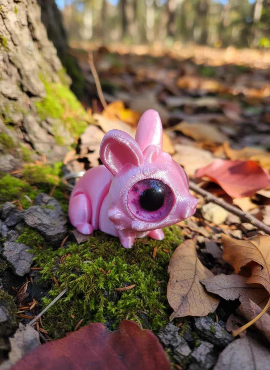 3D printed Rabbit keychain