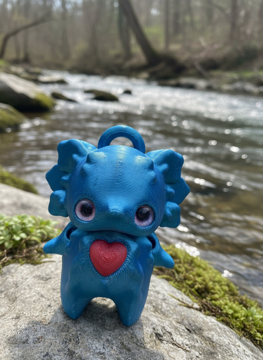 Axlotl Doll keychain