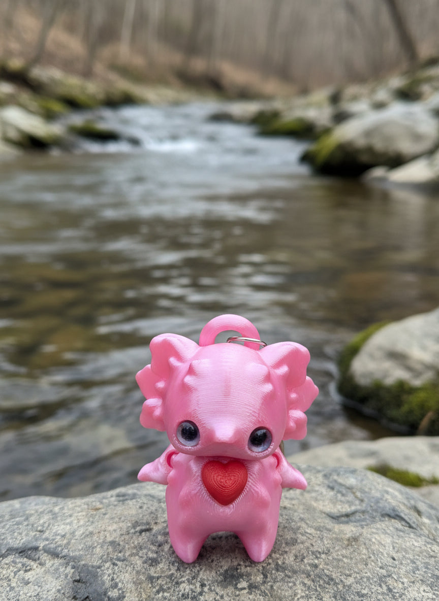 Axlotl Doll keychain