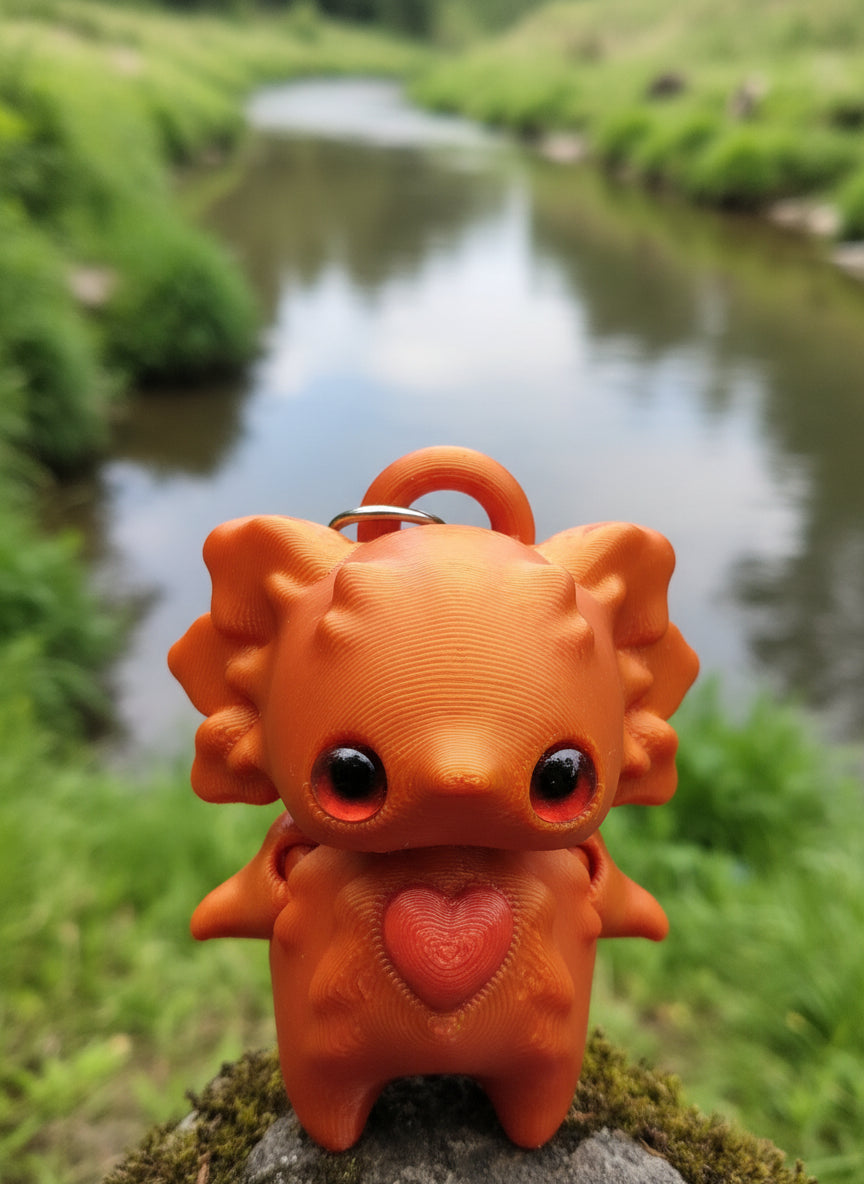 Axlotl Doll keychain