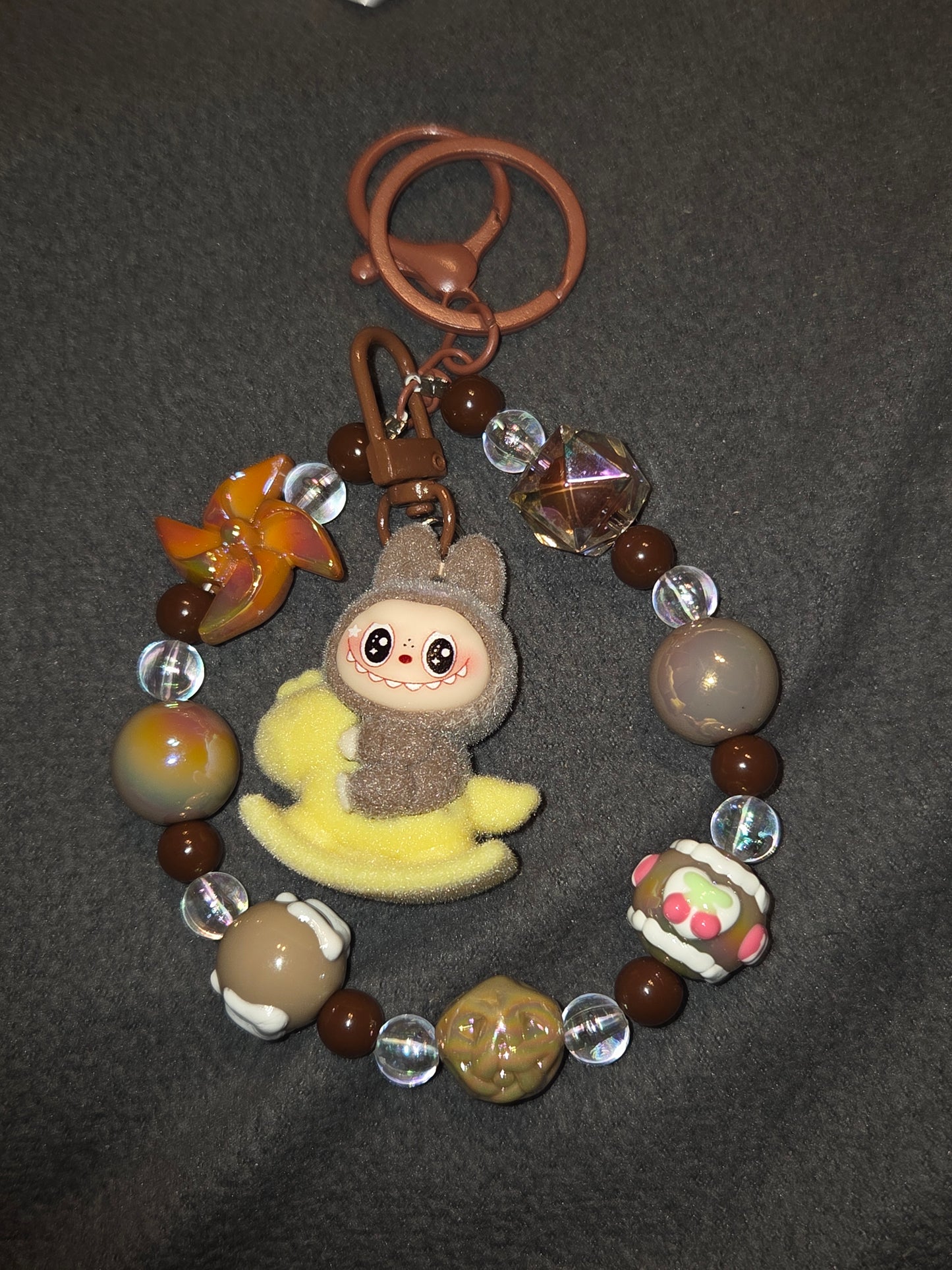 Authentic pop mart the monster the Labubu keychain, backpack keychain
