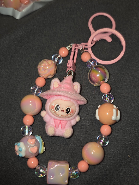 Authentic pop mart the monster the Labubu keychain, backpack keychain