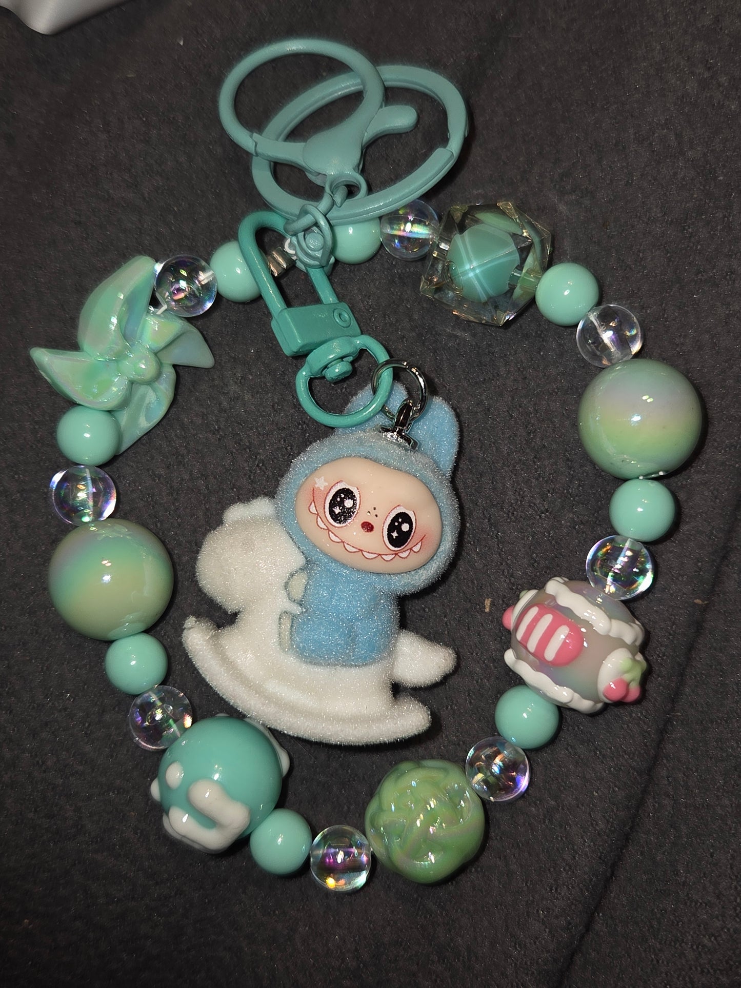 Authentic pop mart the monster the Labubu keychain, backpack keychain