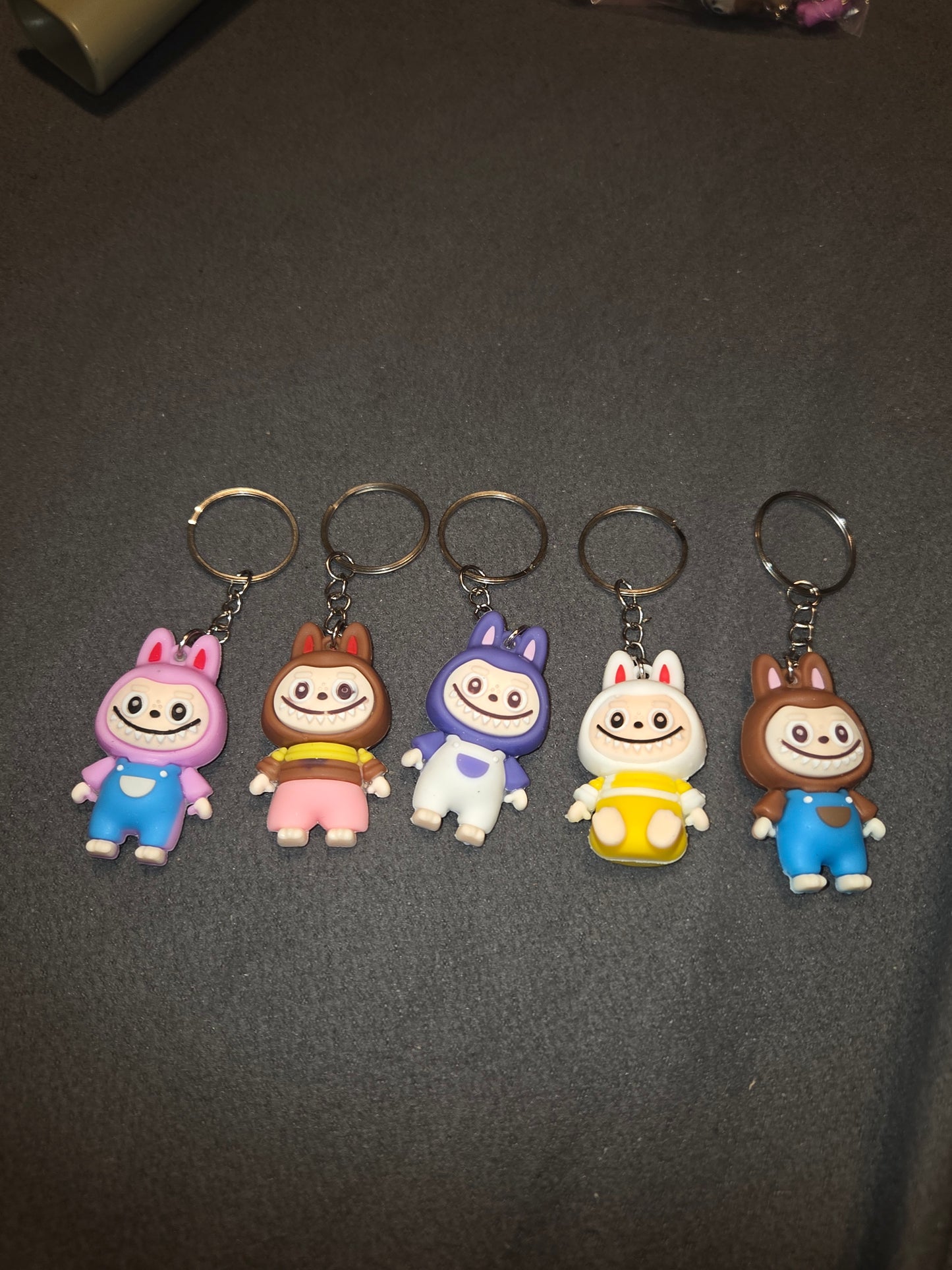 Authentic pop mart the monster the Labubu keychain, Labubu doll