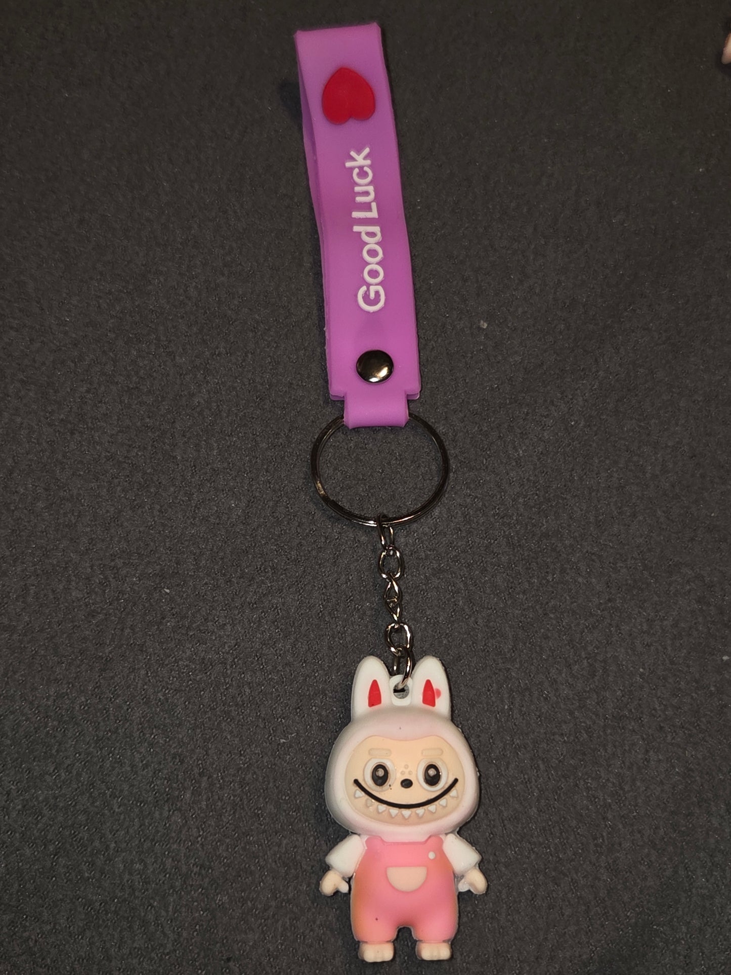Authentic pop mart the monster the Labubu keychain Lucky 2