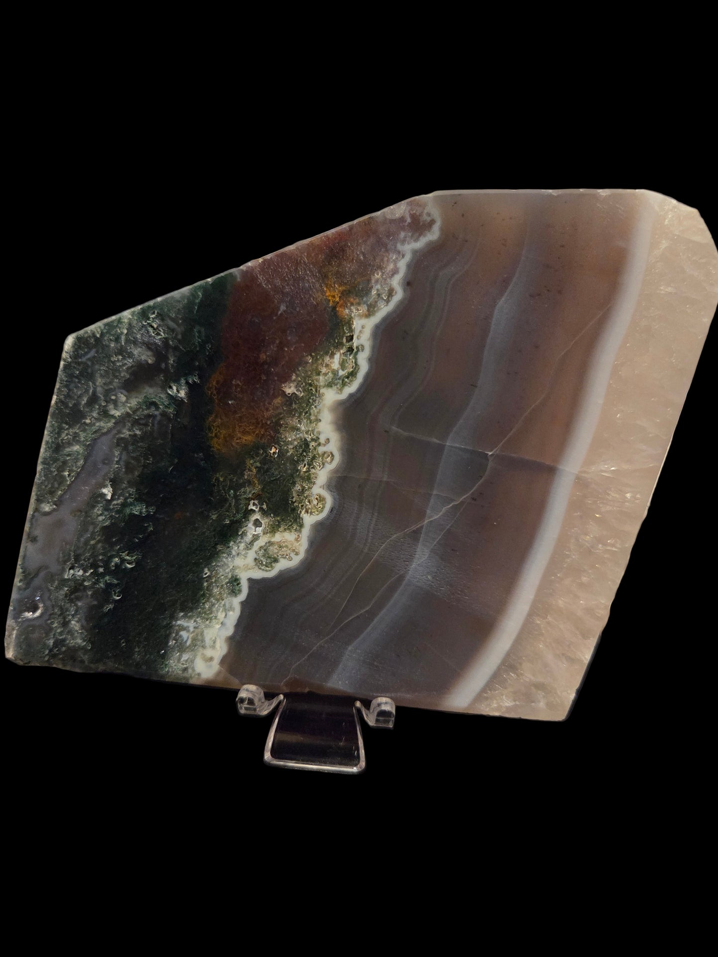 Moss agate slab