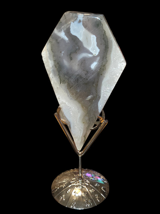 Moss agate diamond 2