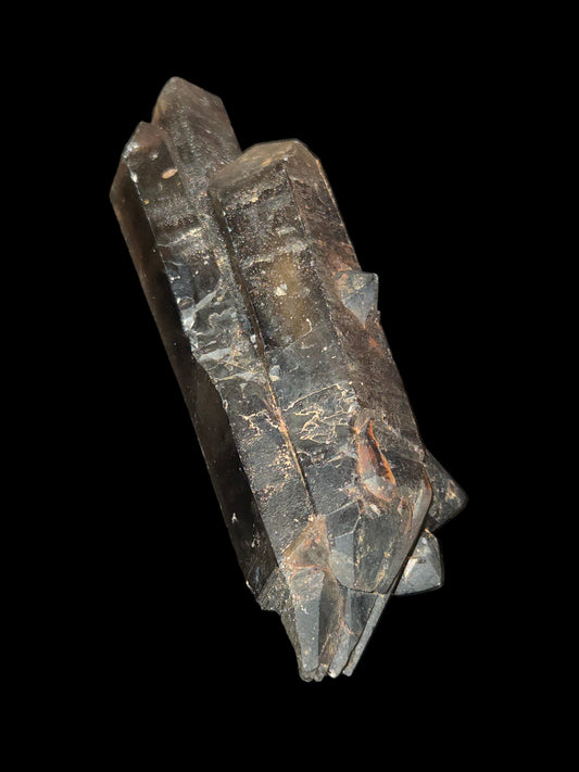Raw smoky quartz crystal