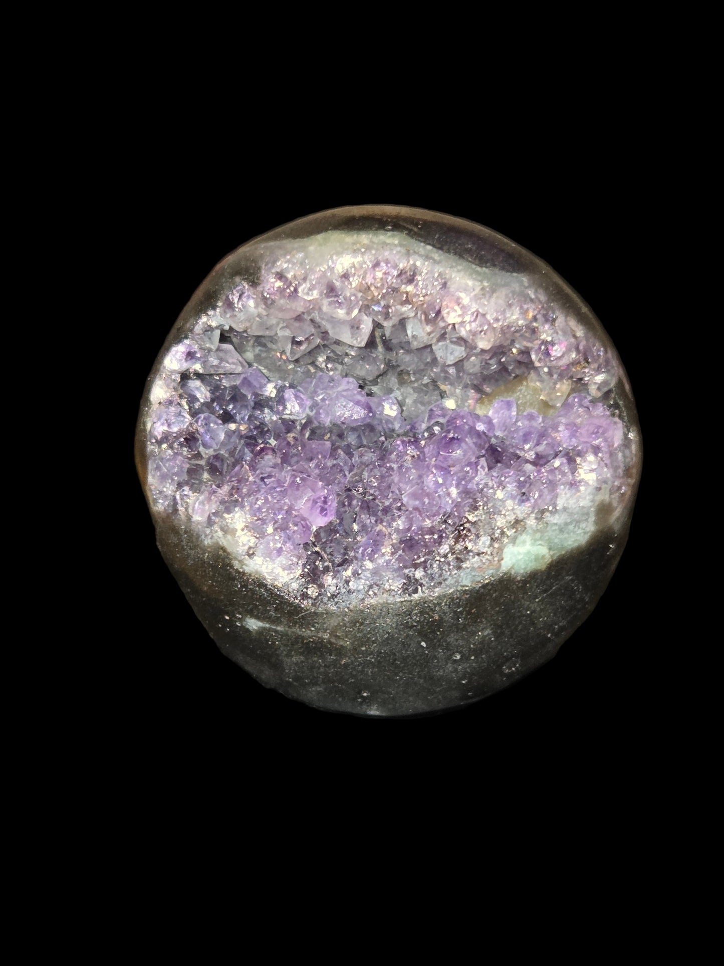 Amethyst pacman sphere