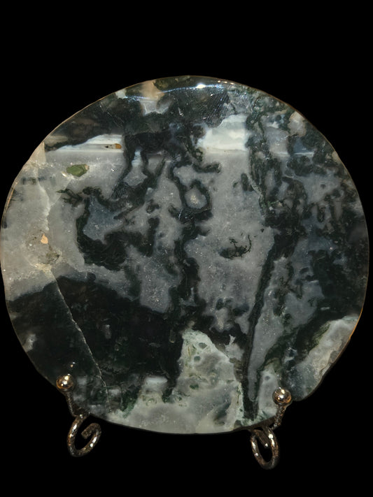 Moss agate slab