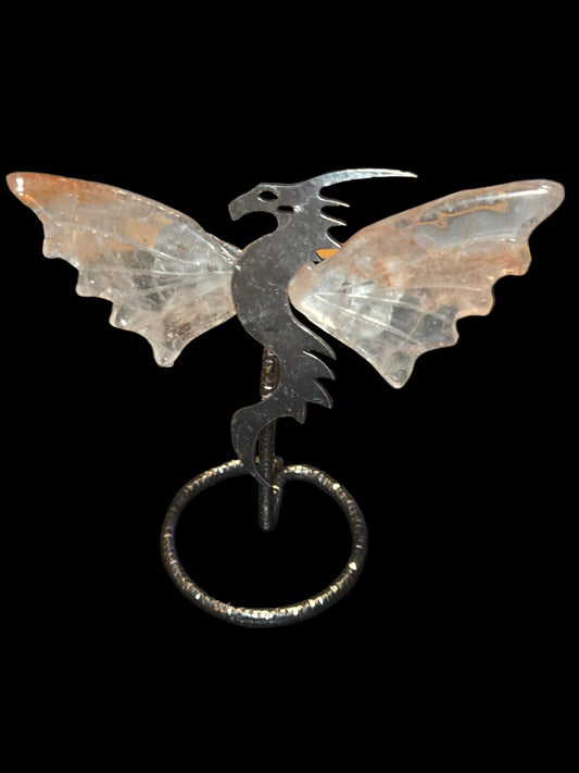 Fire quartz dragon