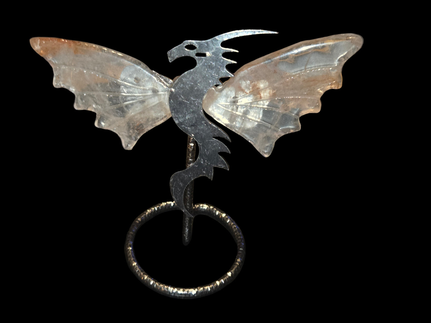 Fire quartz dragon