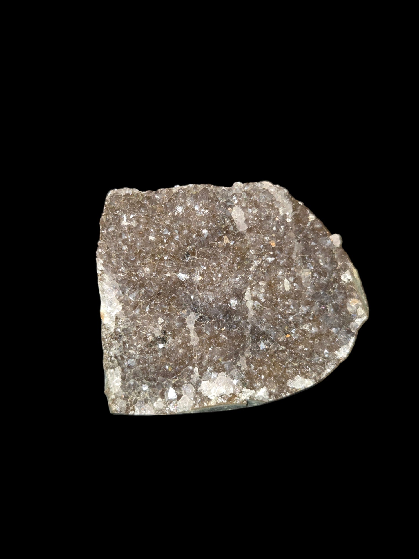 Black amethyst cluster