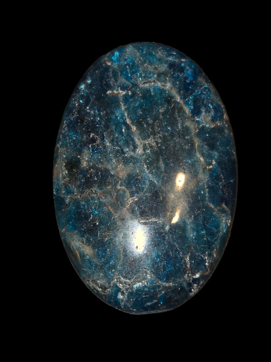 Blue Apatite Palmstone