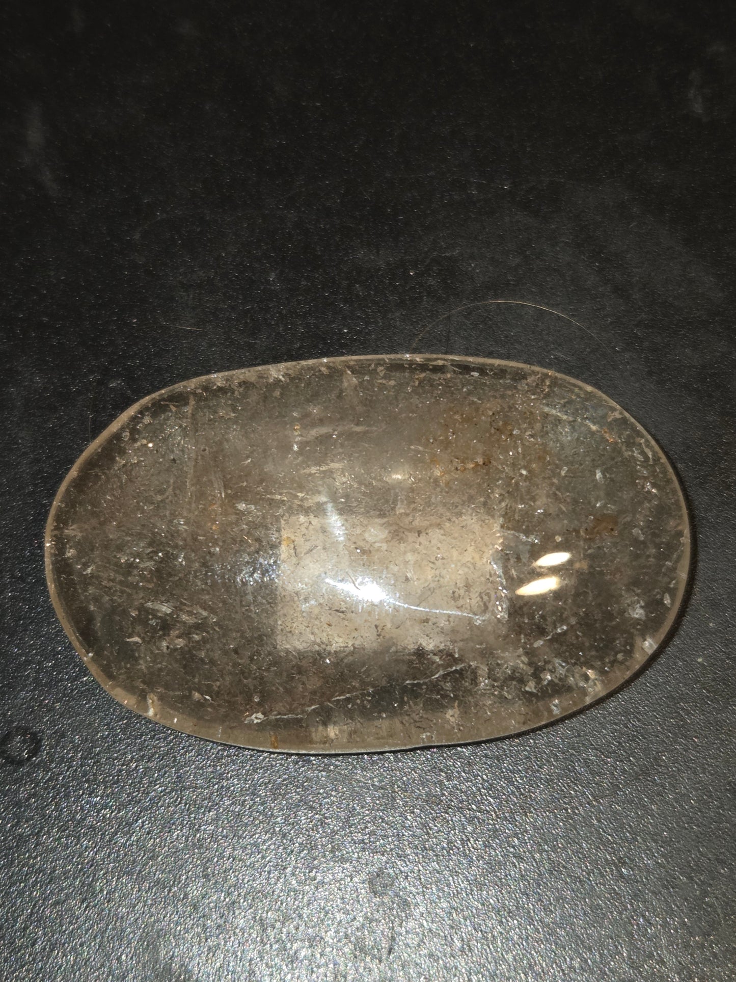 Quartz palm stone