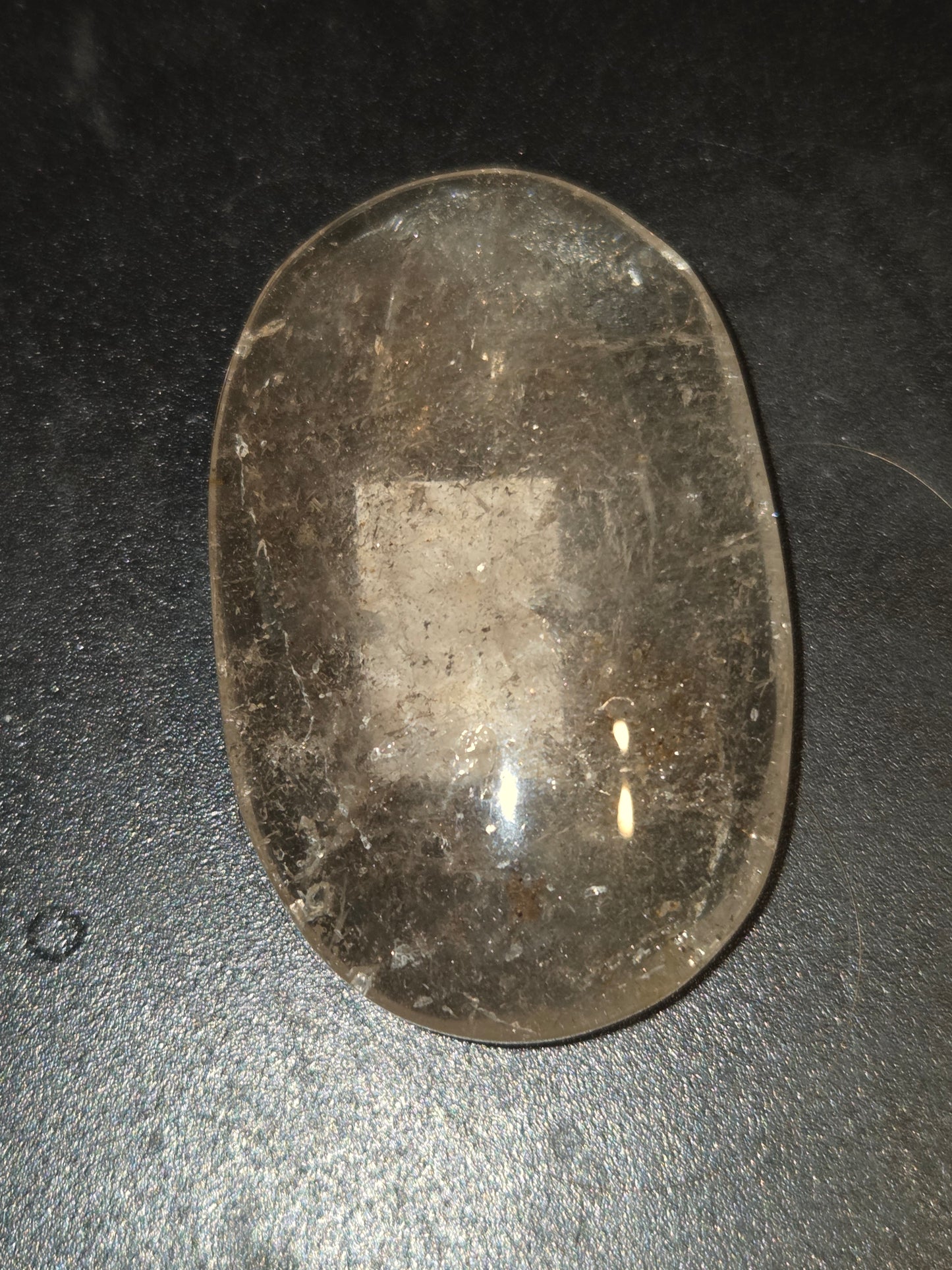 Quartz palm stone