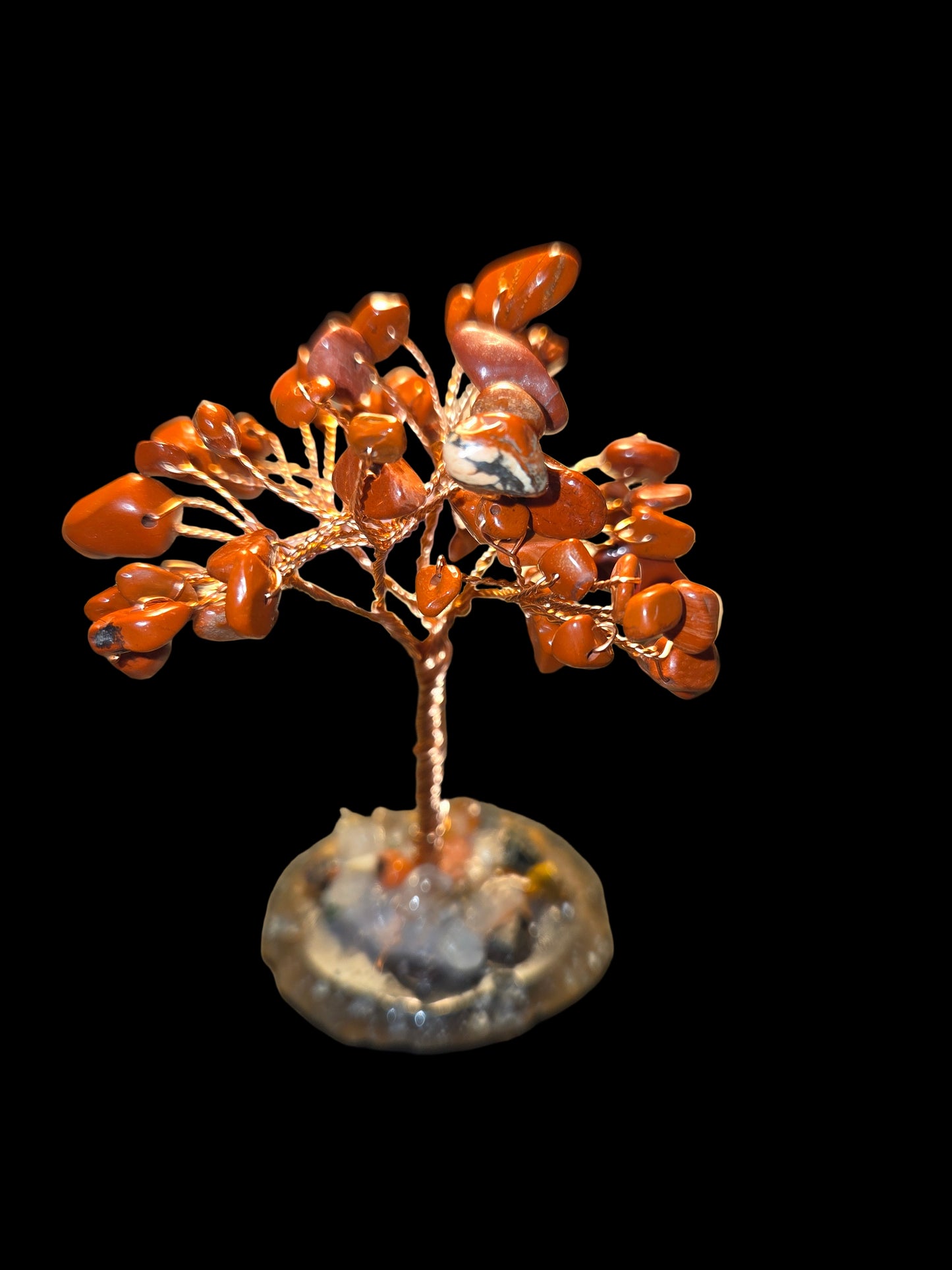 Red jasper money tree