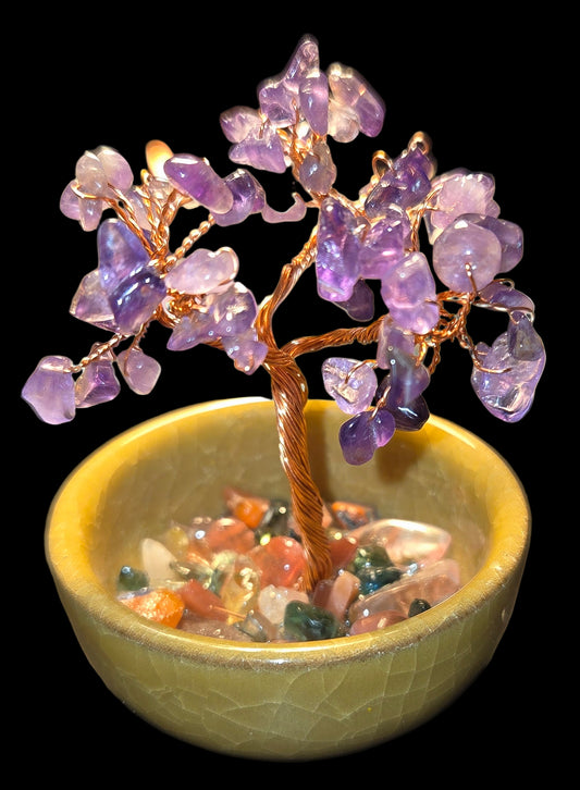 Amethyst money tree