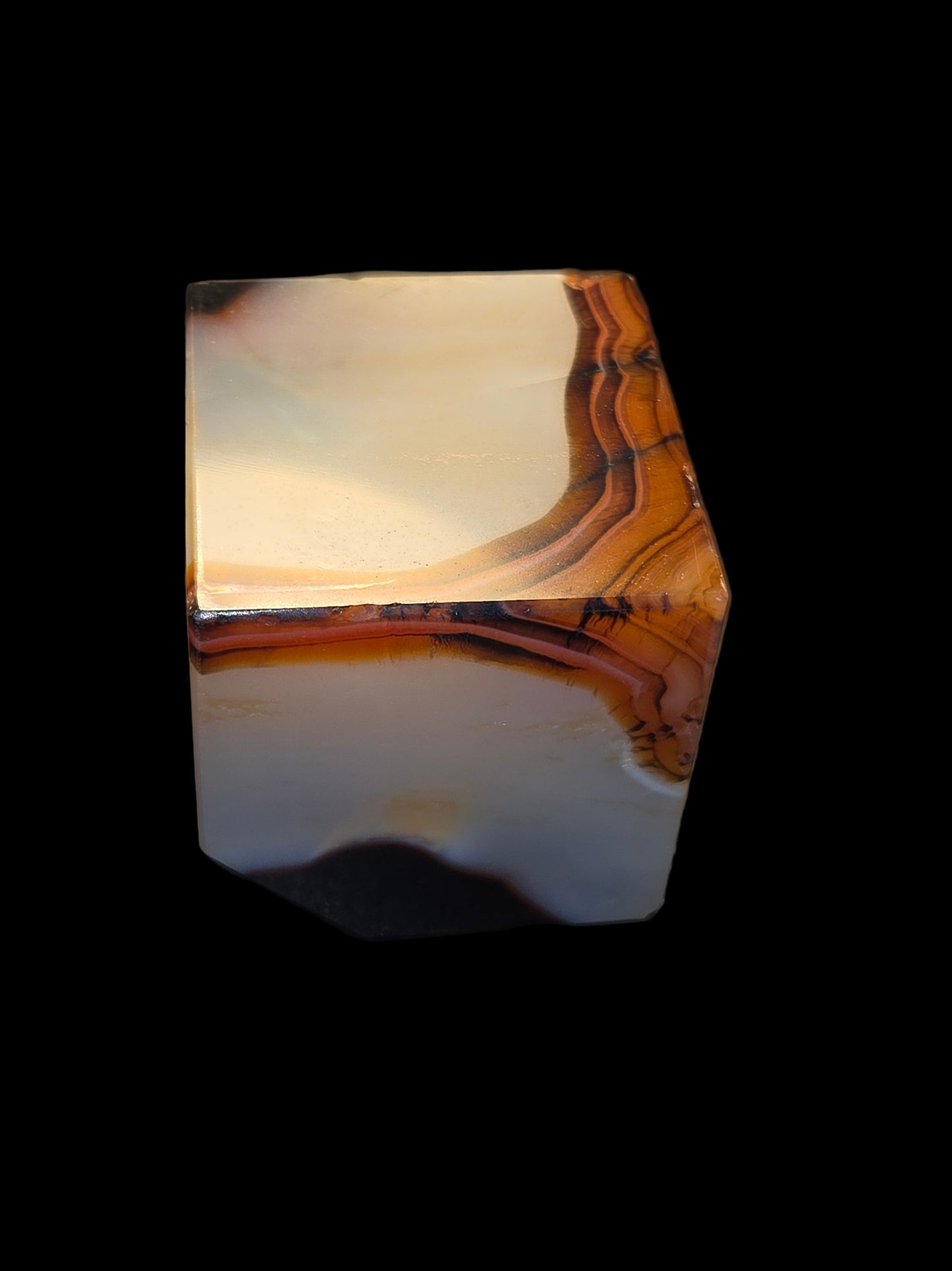 Cardeliad lace agate cude