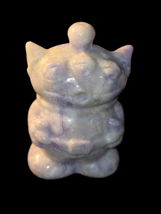 Tiffany jasper alien carving