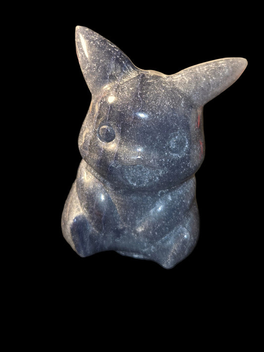 Sodalite Pikachu carving