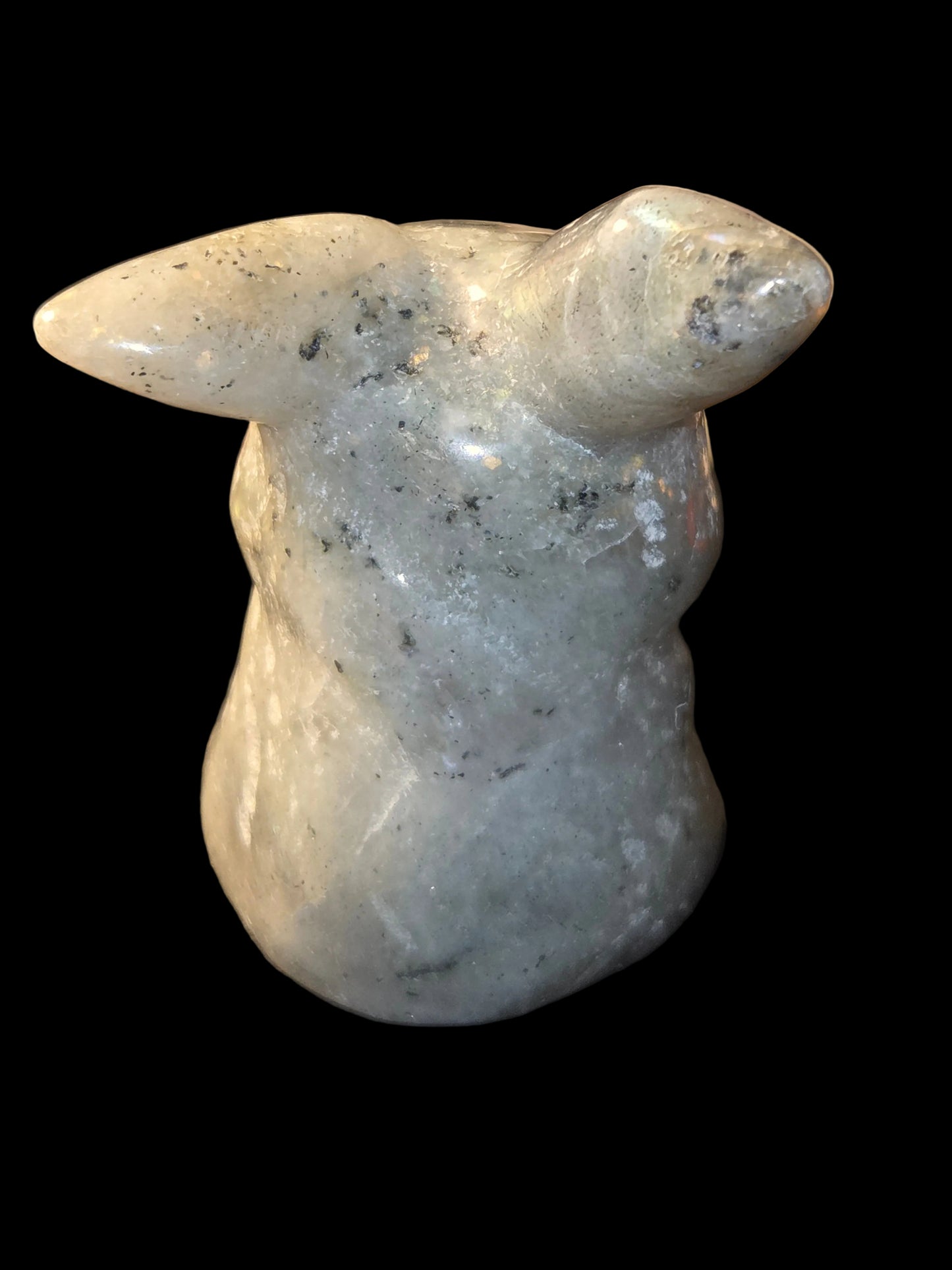 Labradorite Pikachu carving
