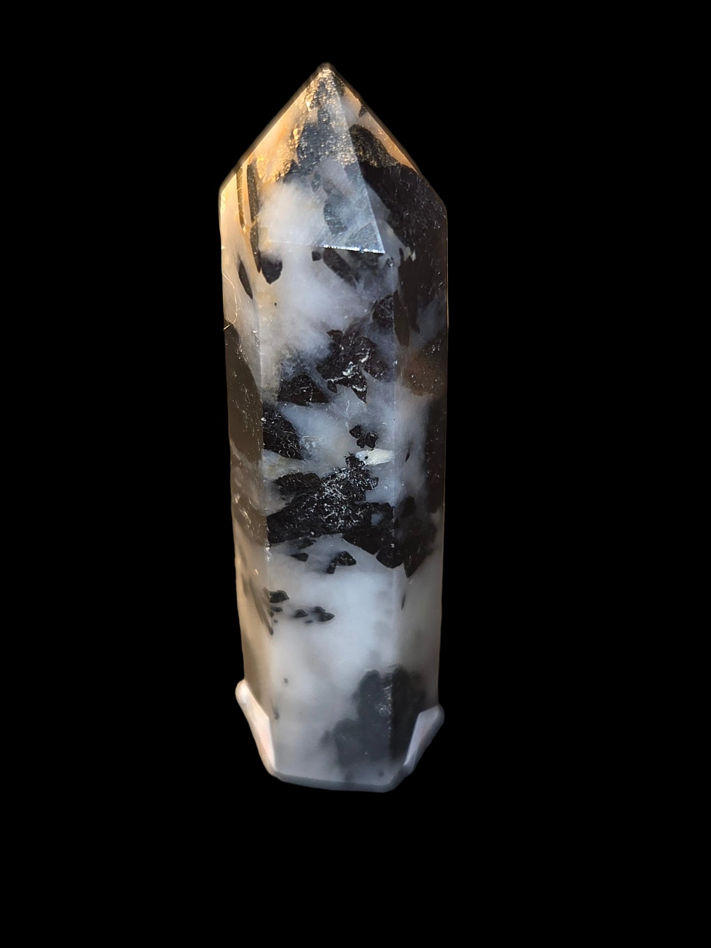 Small Rainbow moonstone tower