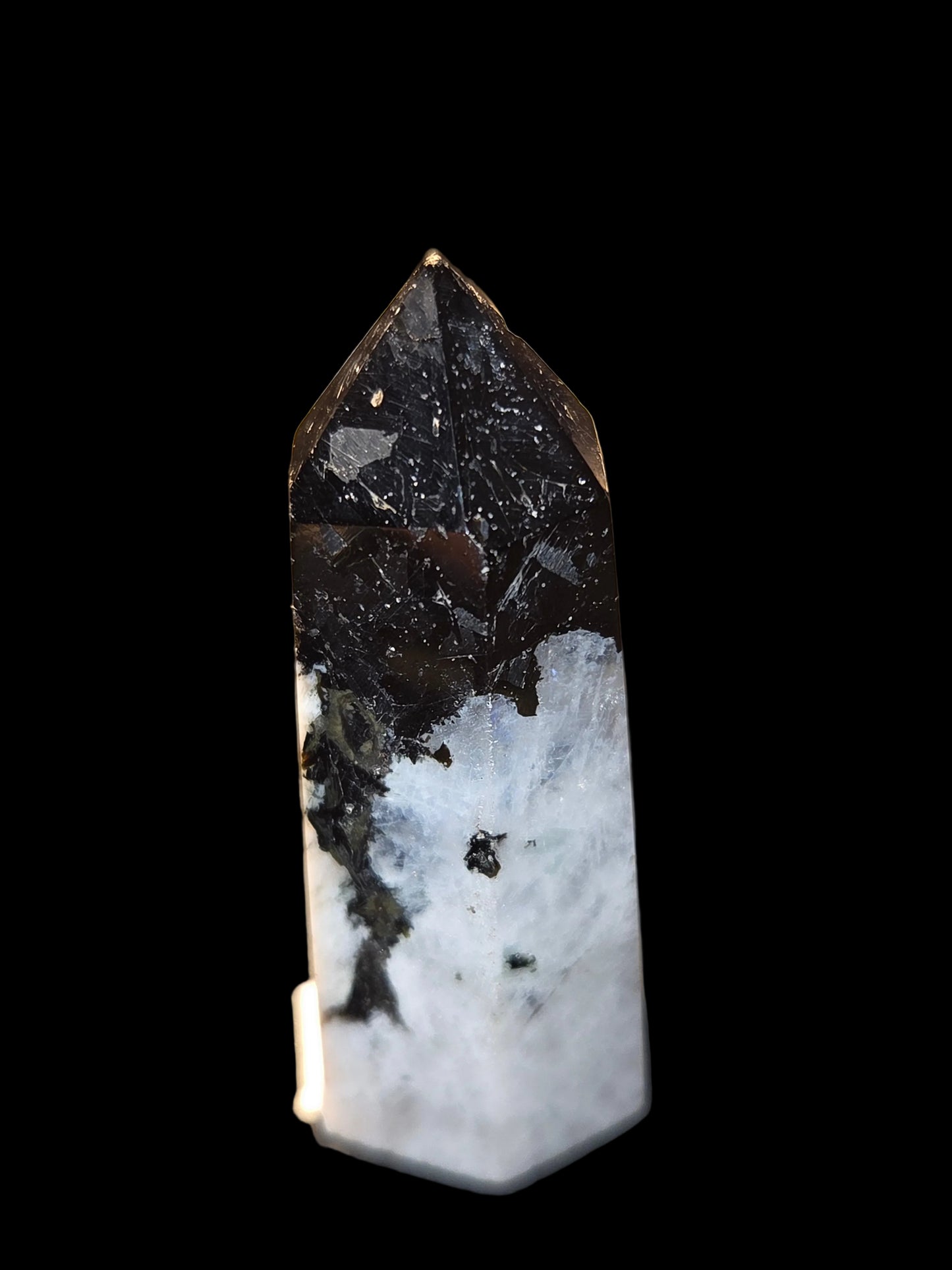 Small Rainbow moonstone tower