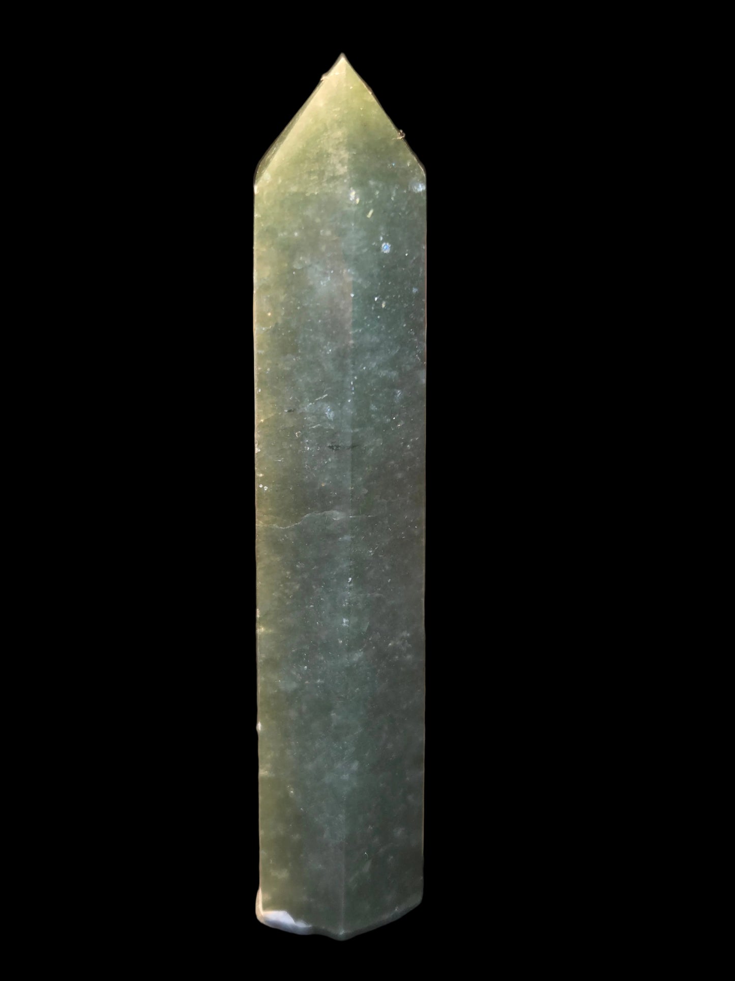 Green strawberry quartz tower