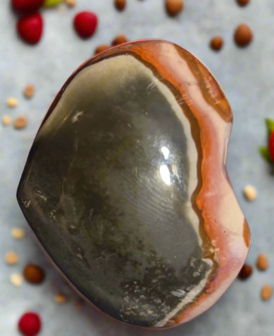 Polychrome Jasper Heart