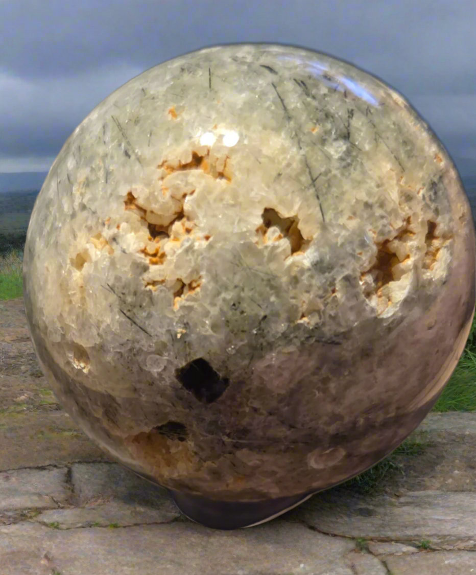 Prehnite sphere