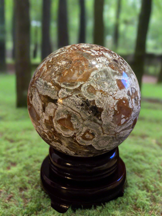 Money Agate Sphere