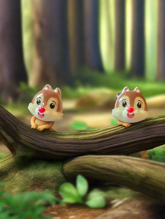 Chip and Dale earrings