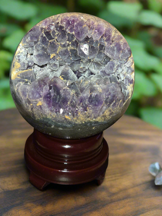 Amethyst Pac-Man Sphere