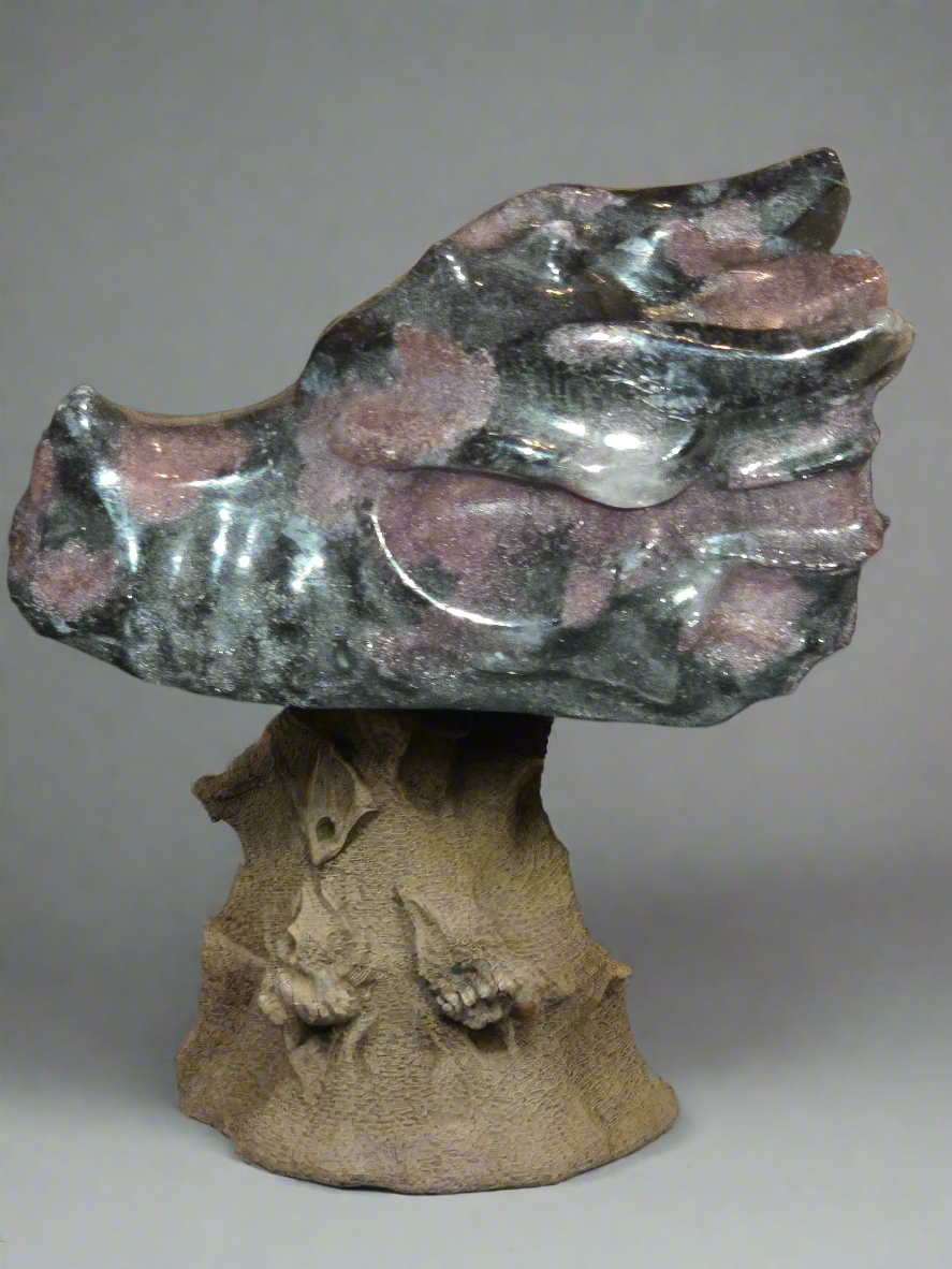 Garnet Dragon Skull