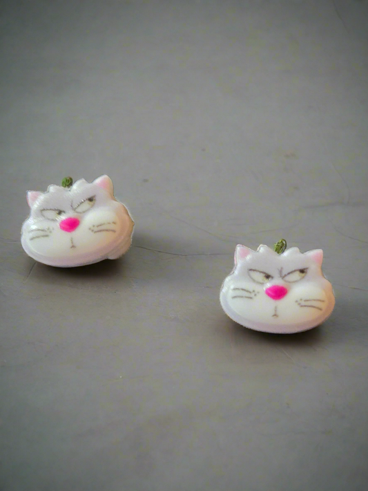 Lucifer cat earring