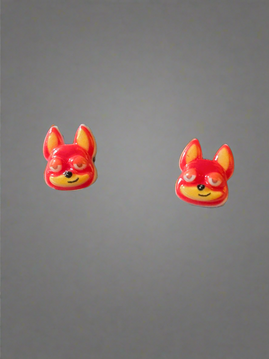 Fox earrings