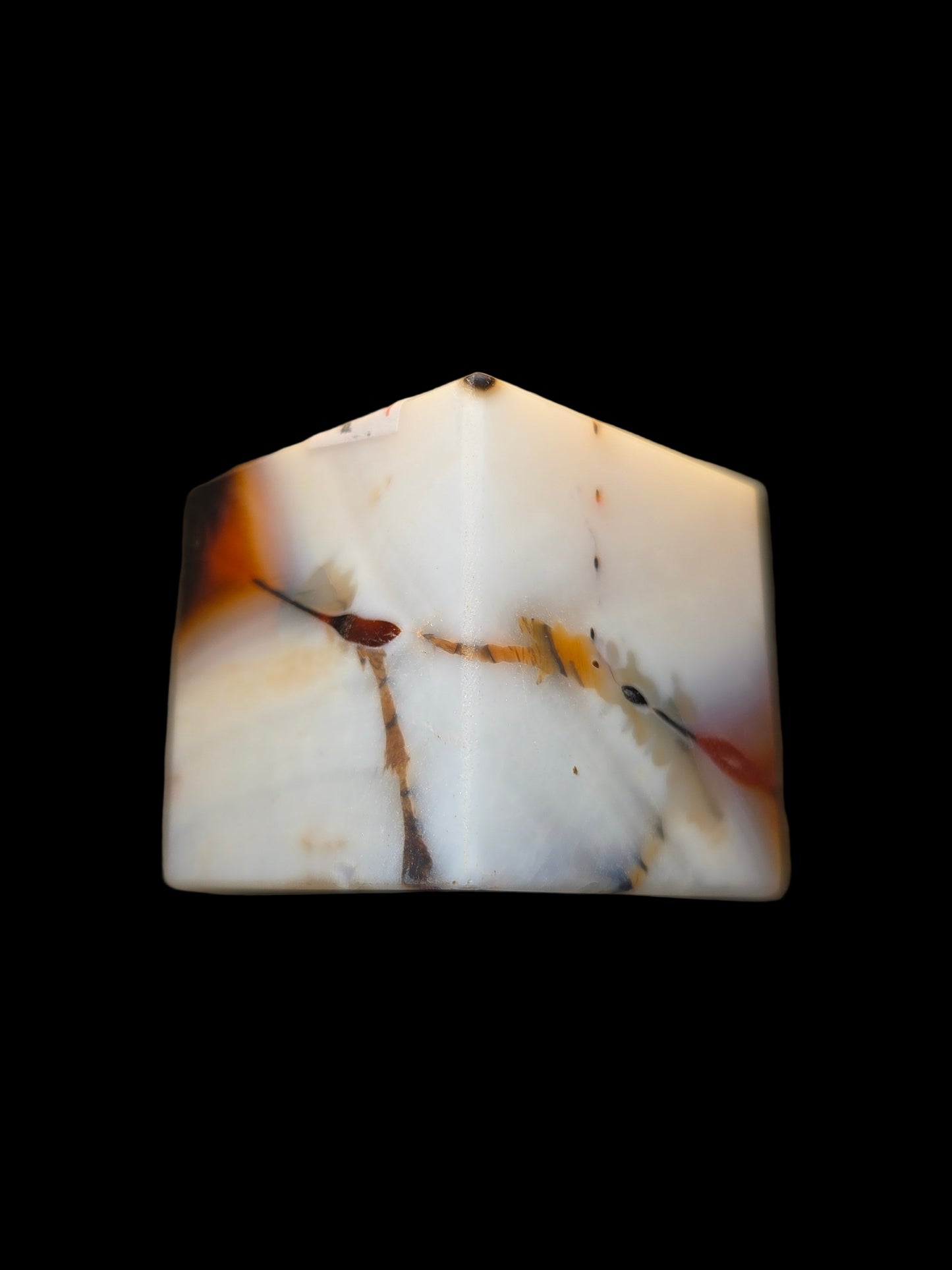 Carnelian lace cube