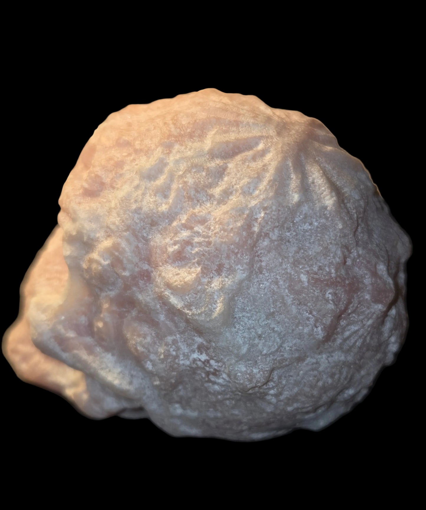 Pink opal skull