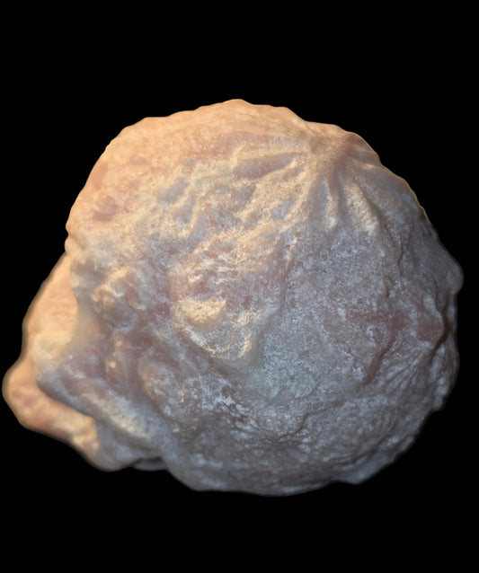 Pink opal skull