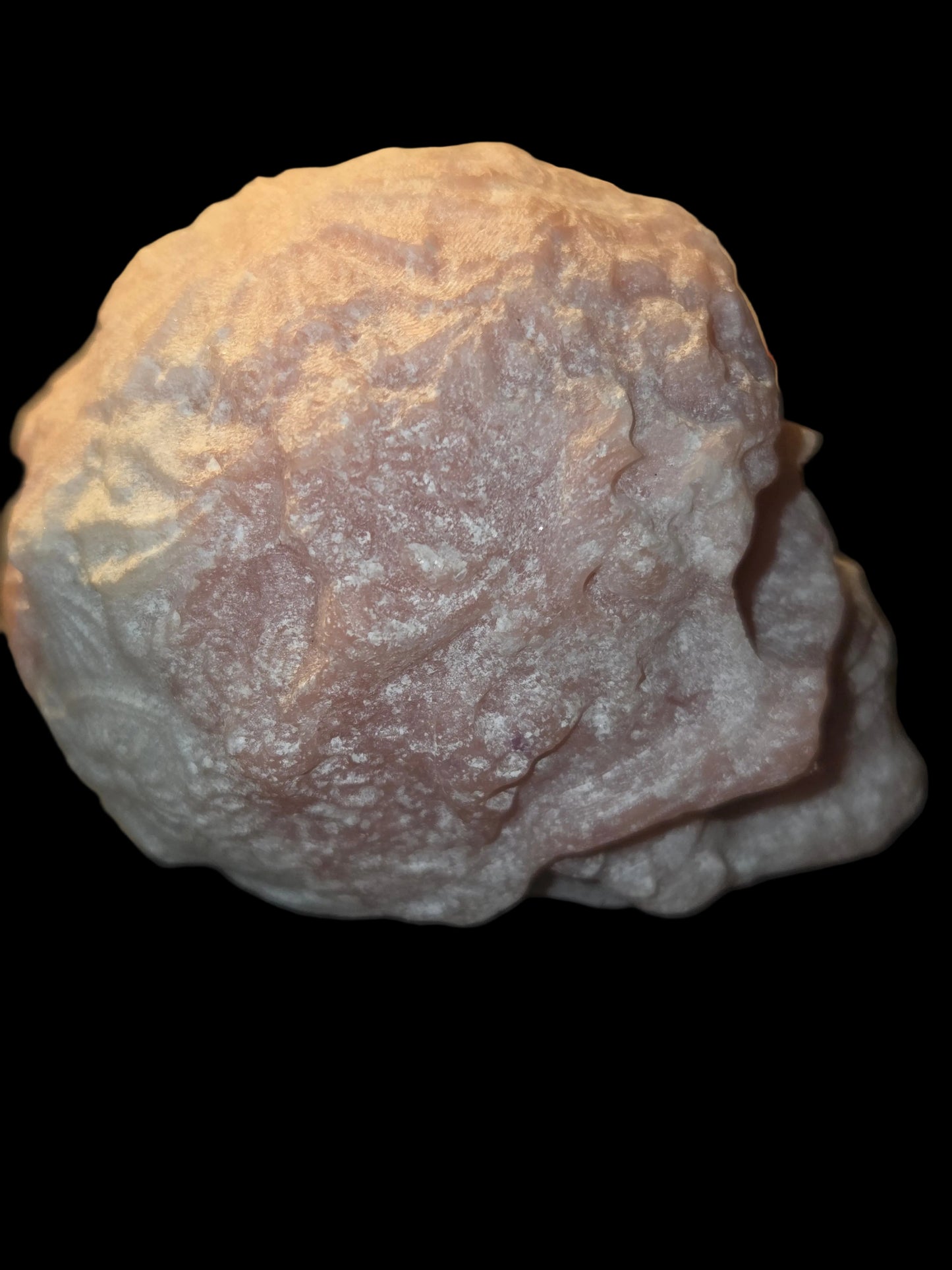 Pink opal skull