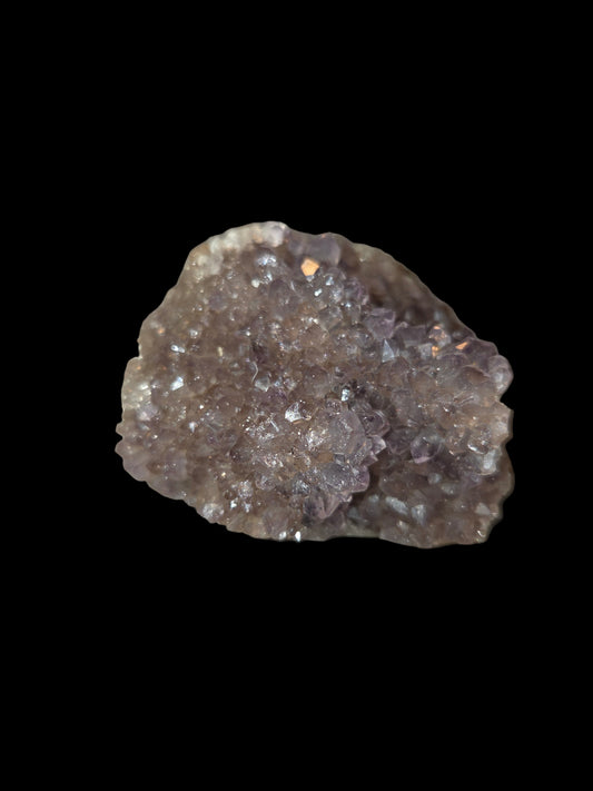 Black amethyst cluster